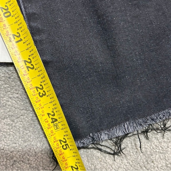 Mother The Hustler Ankle Fray Size 27 Encounters at Night Black Flared High Rise - Picture 15 of 15